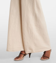 Faithfull Antibes low-rise linen maxi skirt