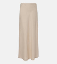 Faithfull Antibes low-rise linen maxi skirt - Faithfull Antibes 低腰亚麻长裙