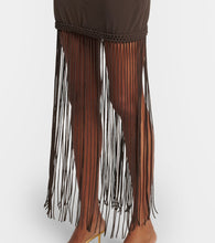 Faithfull Brita fringed minidress