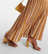 Faithfull Citara striped cotton-blend maxi dress