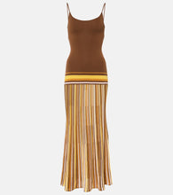 Faithfull Citara striped cotton-blend maxi dress. Faithfull Citara 条纹棉混纺长款连衣裙