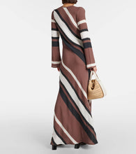 Faithfull Da Costa striped maxi dress