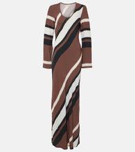 Faithfull Da Costa striped maxi dress