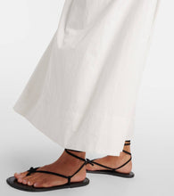 Faithfull Dominquez strapless cotton midi dress