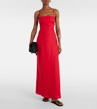 Faithfull Garcia linen maxi dress