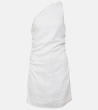 Faithfull Marga gathered linen minidress. Faithfull Marga 亚麻迷你连衣裙
