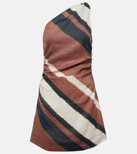 Faithfull Marga gathered linen minidress. Faithfull Marga 亚麻迷你连衣裙
