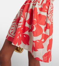 Faithfull Odelia floral linen minidress