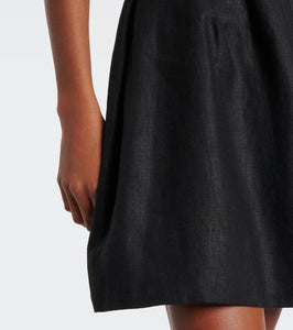 Faithfull Olmeto off-shoulder linen minidress