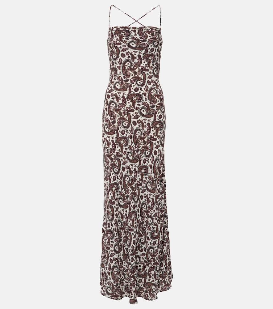 Faithfull Sisudo paisley midi dress. Faithfull Sisudo 佩斯利花纹中长连衣裙