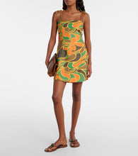 Faithfull Ysla printed linen minidress