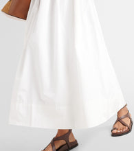 Faithfull x Monikh Oliveria silk and cotton maxi skirt