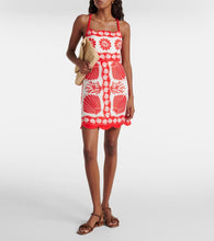 Farm Rio Ainika Shell linen minidress