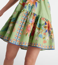 Farm Rio Bright Yard cotton minidress