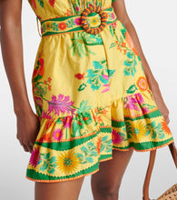 Farm Rio Delicate Fruit Garden cotton minidress