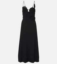 Farm Rio Lace-trimmed maxi dress