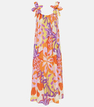 Farm Rio Lee floral cotton-blend maxi dress