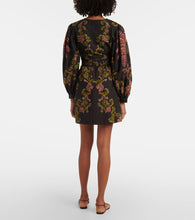 Farm Rio Ravenala floral cotton shirt dress