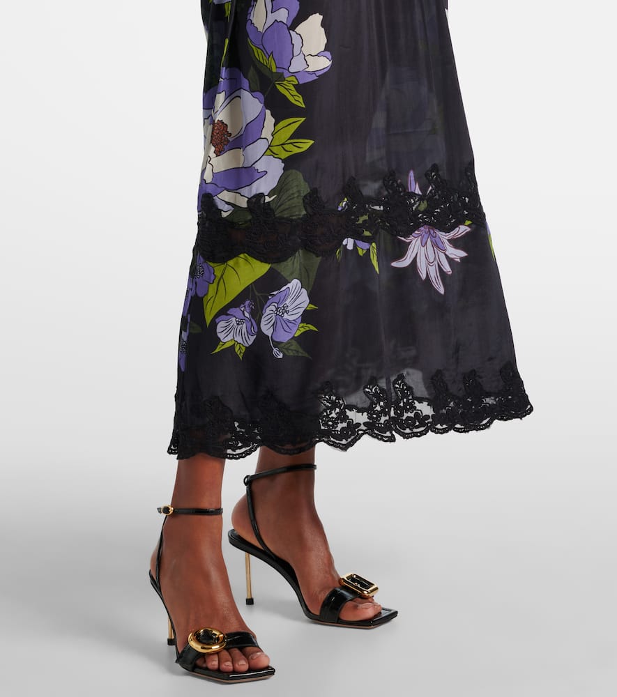 Farm Rio Soft Garden floral maxi dress