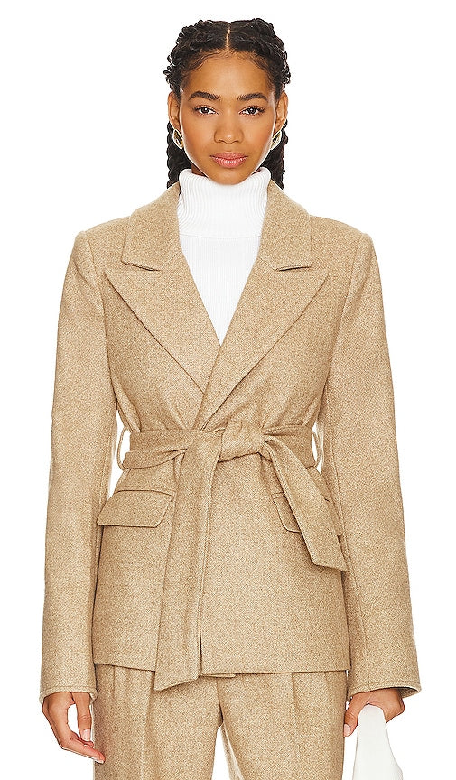 Favorite Daughter The Adrienne Blazer in Beige