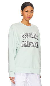 Favorite Daughter The Collegiate Sweatshirt in Mint