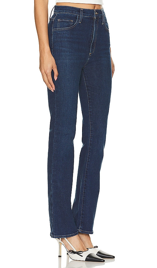 Favorite Daughter The Valentina Boot Petite Jean in Blue