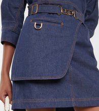 Fendi Belted denim minidress
