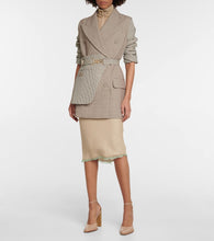 Fendi Houndstooth wool-blend jacket