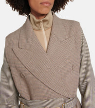 Fendi Houndstooth wool-blend jacket