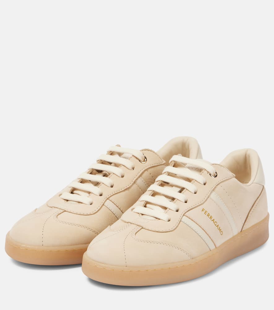 Ferragamo Achille 1 leather sneakers