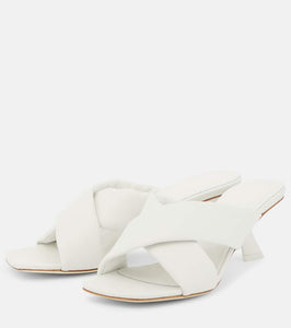 Ferragamo Aludra 55 leather mules