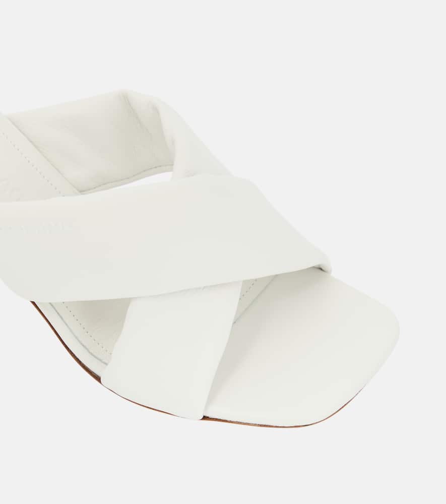 Ferragamo Aludra 55 leather mules