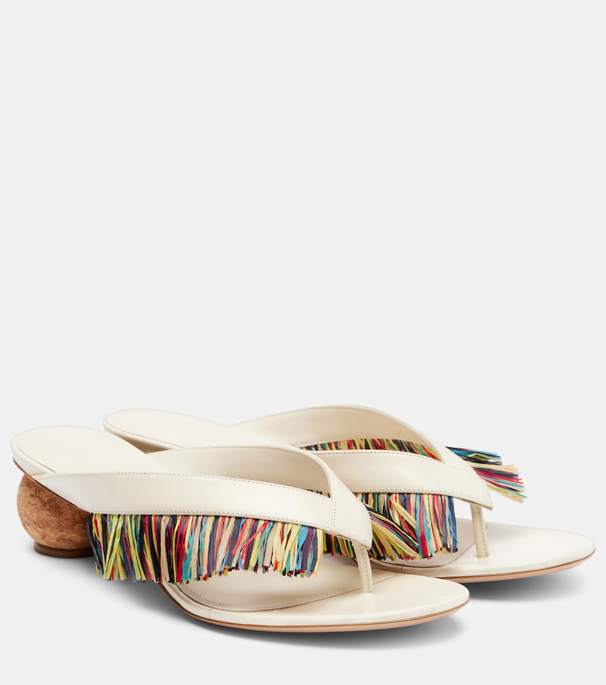Ferragamo Bettie fringed sandals
