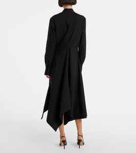 Ferragamo Cotton-blend jersey midi dress