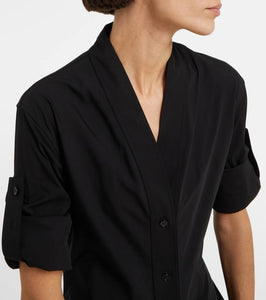Ferragamo Cotton-blend jersey midi dress