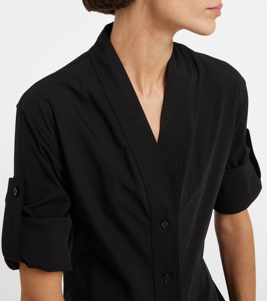 Ferragamo Cotton-blend jersey midi dress