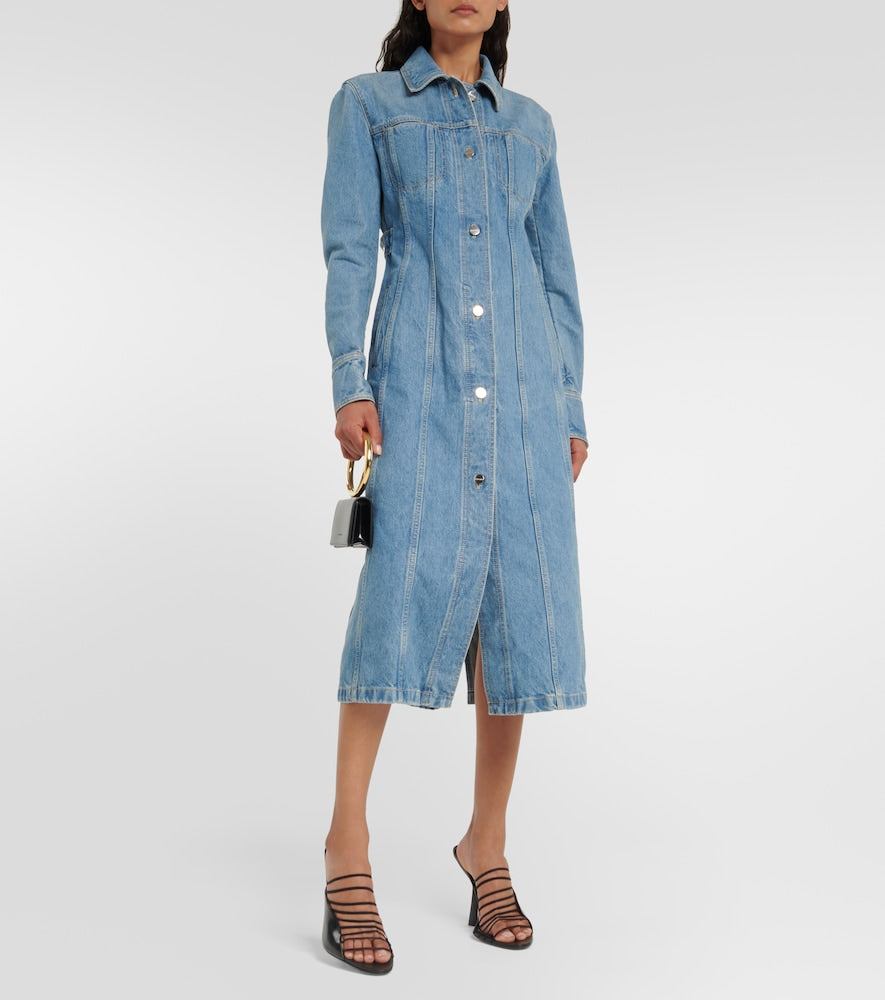 Ferragamo Cotton denim shirt dress