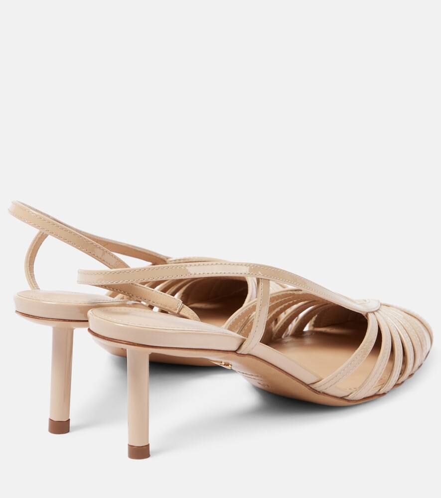 Ferragamo Ermelia 55 leather slingback pumps