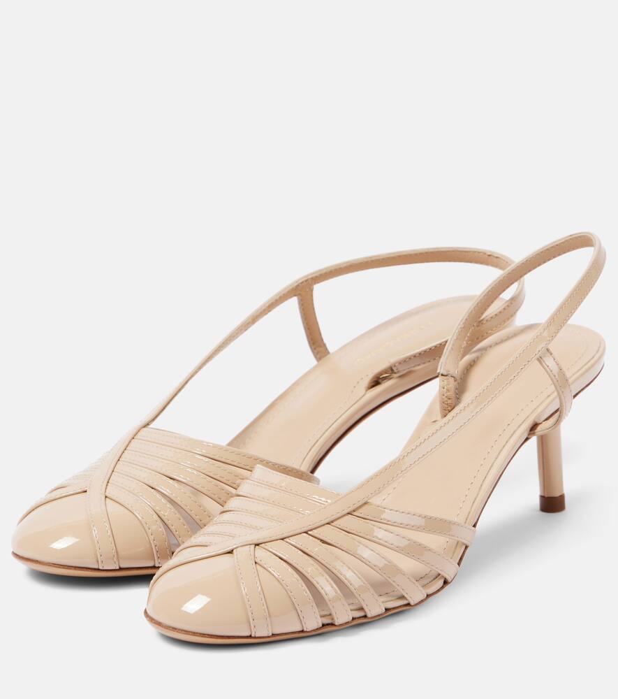 Ferragamo Ermelia 55 leather slingback pumps
