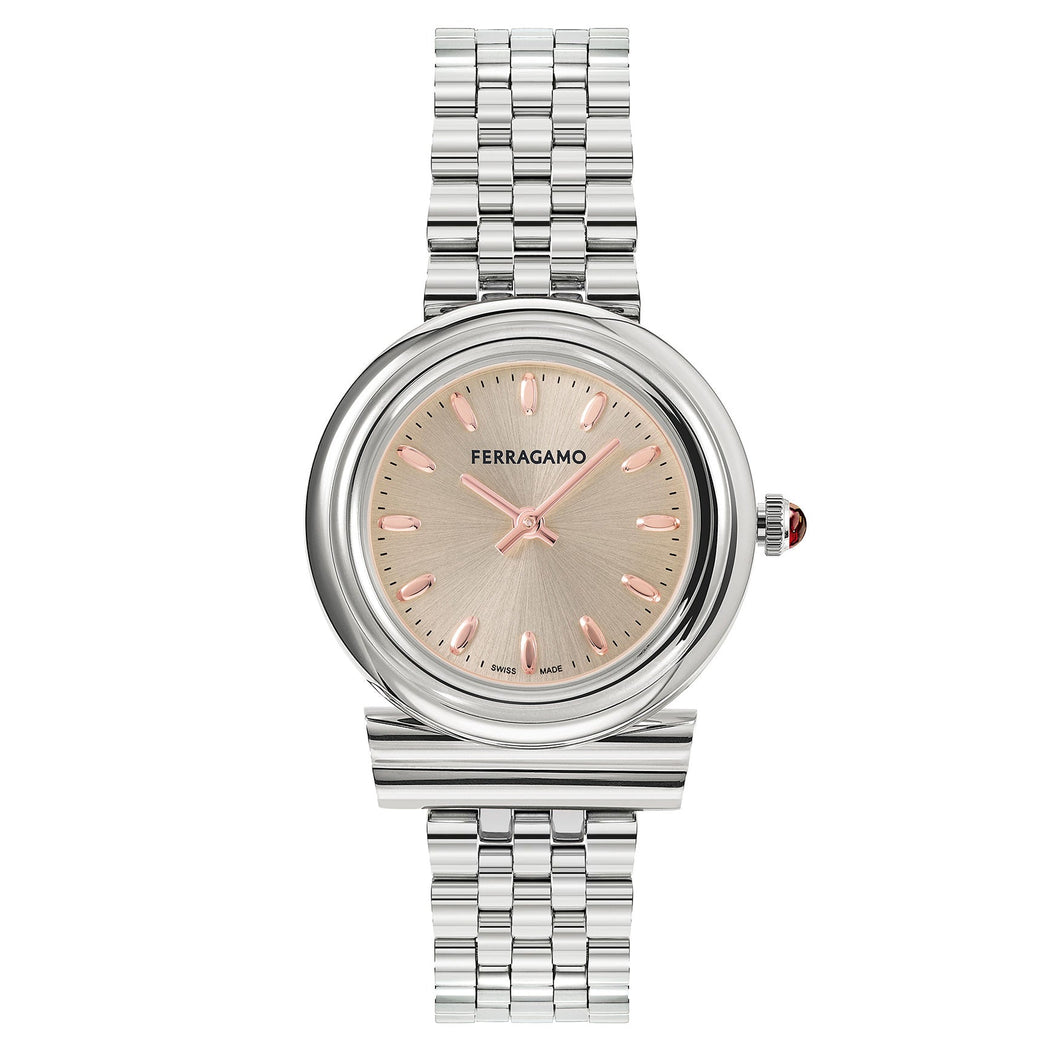 Ferragamo Gancini Stainless Steel Bracelet Watch | 28mm | SFMV01223