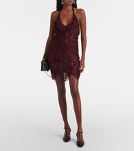 Ferragamo Halterneck silk-blend minidress