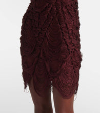 Ferragamo Halterneck silk-blend minidress