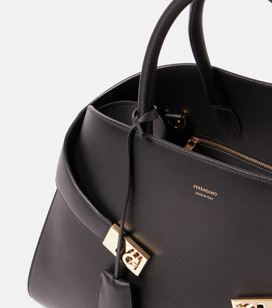 Ferragamo Hug Medium leather tote bag