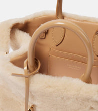 Ferragamo Hug Small shearling tote bag