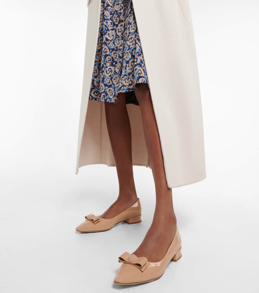 Ferragamo Katrin patent leather ballet flats