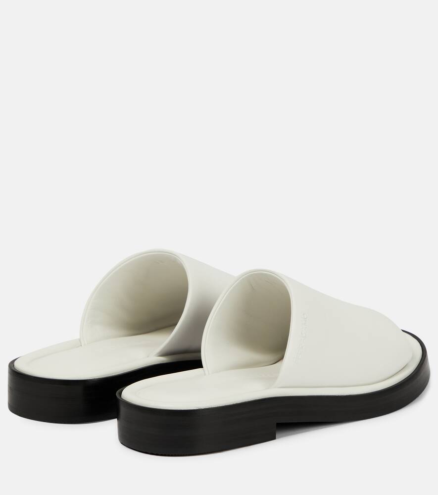 Ferragamo Leather slides