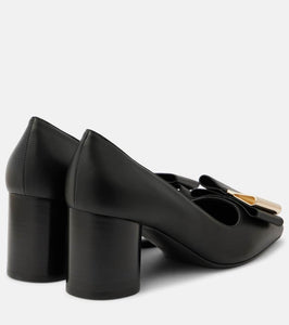 Ferragamo Lena 60 leather pumps