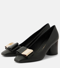 Ferragamo Lena 60 leather pumps