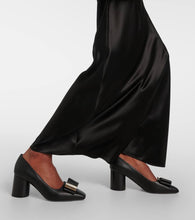 Ferragamo Lena 60 leather pumps
