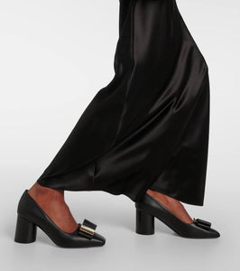 Ferragamo Lena 60 leather pumps